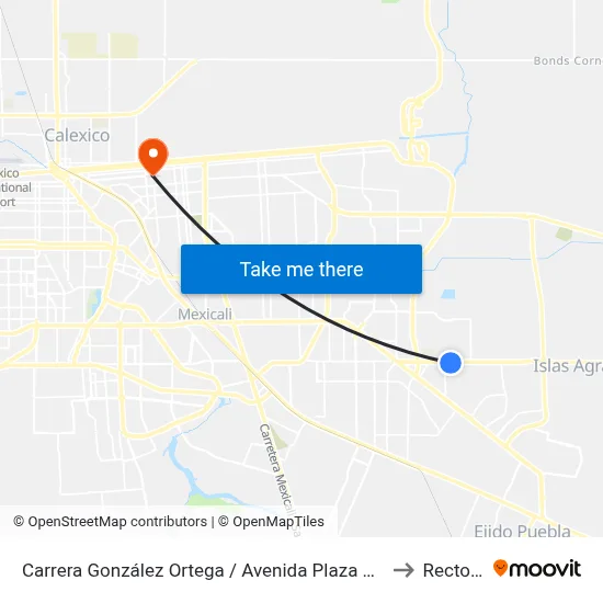 Carrera González Ortega / Avenida Plaza España to Rectoria map