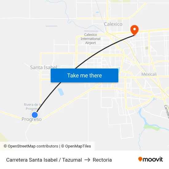 Carretera Santa Isabel / Tazumal to Rectoria map