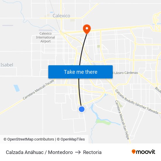 Calzada Anáhuac / Montedoro to Rectoria map