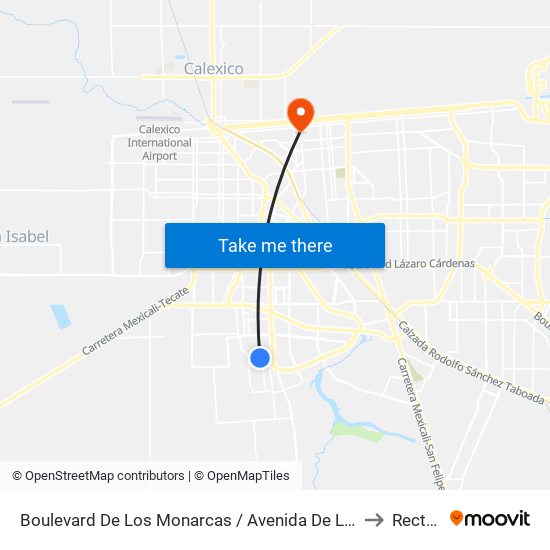 Boulevard De Los Monarcas / Avenida De Las Heráldicas to Rectoria map