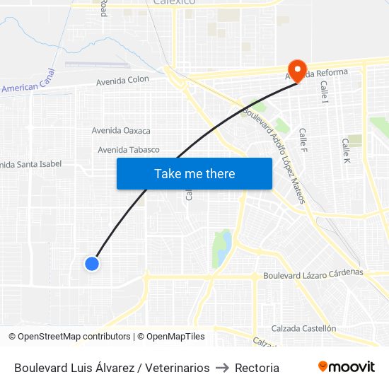 Boulevard Luis Álvarez / Veterinarios to Rectoria map