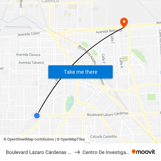Boulevard Lázaro Cárdenas / Heróico Colegio Militar to Centro De Investigaciones Culturales map
