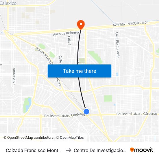 Calzada Francisco Montejano / Victoria to Centro De Investigaciones Culturales map