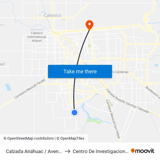 Calzada Anáhuac / Avenida Montalbo to Centro De Investigaciones Culturales map