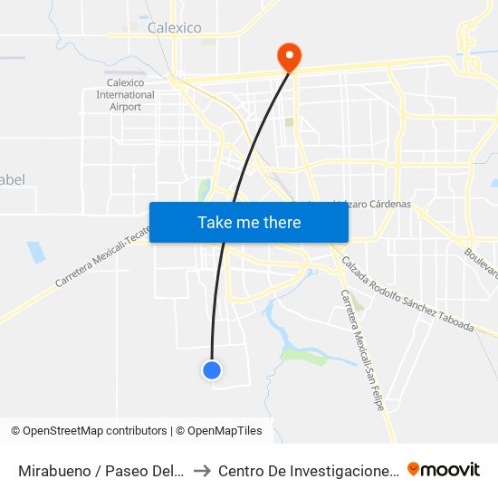 Mirabueno / Paseo Del Centenario to Centro De Investigaciones Culturales map