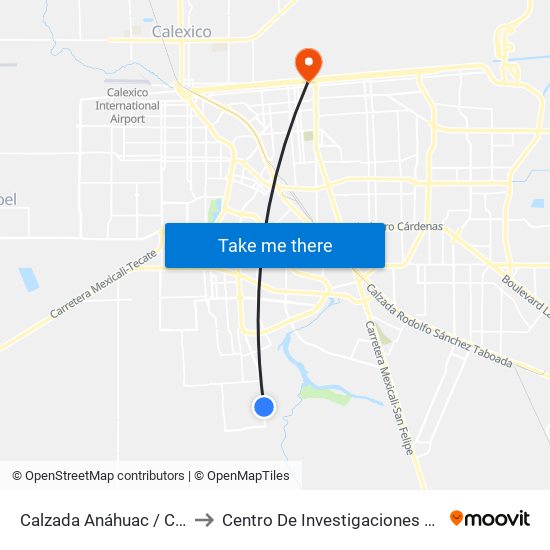 Calzada Anáhuac / Capileiro to Centro De Investigaciones Culturales map