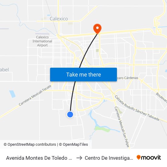 Avenida Montes De Toledo / Calzada De Los Reyes to Centro De Investigaciones Culturales map