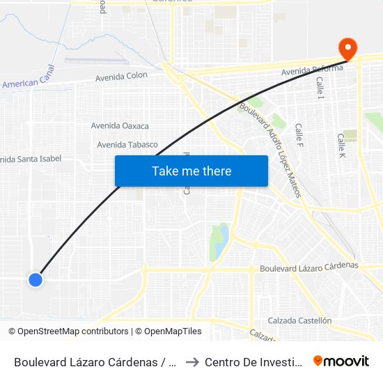 Boulevard Lázaro Cárdenas / Calzada Manuel Gómez Morín to Centro De Investigaciones Culturales map