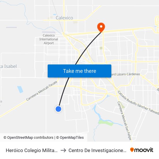 Heróico Colegio Militar / Raboso to Centro De Investigaciones Culturales map