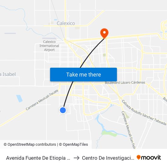 Avenida Fuente De Etiopía / Avenida Grandeza to Centro De Investigaciones Culturales map