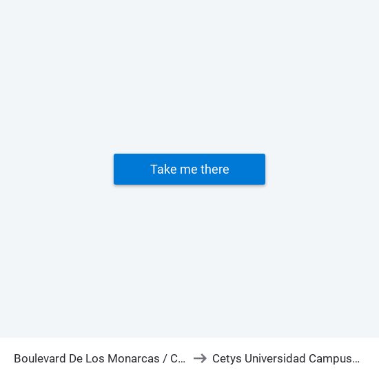 Boulevard De Los Monarcas / Corona Real to Cetys Universidad Campus Mexicali map