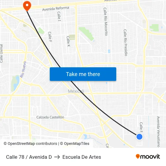 Calle 78 / Avenida D to Escuela De Artes map