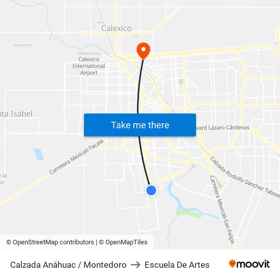 Calzada Anáhuac / Montedoro to Escuela De Artes map