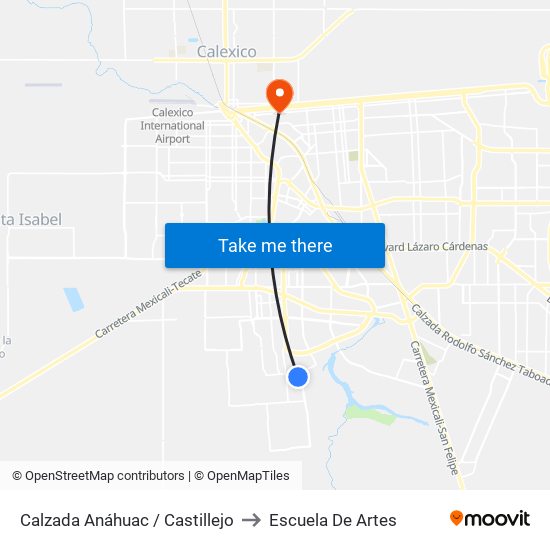 Calzada Anáhuac / Castillejo to Escuela De Artes map