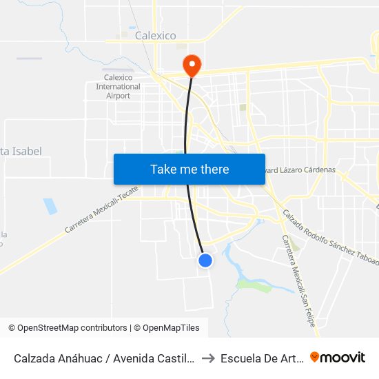 Calzada Anáhuac / Avenida Castillejo to Escuela De Artes map
