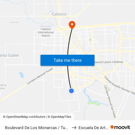 Boulevard De Los Monarcas / Tudela to Escuela De Artes map