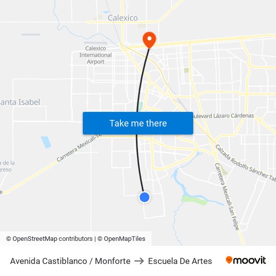 Avenida Castiblanco / Monforte to Escuela De Artes map