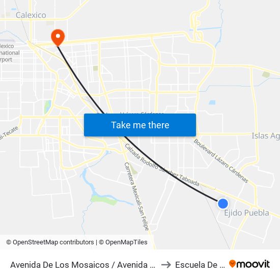 Avenida De Los Mosaicos / Avenida Río San Ángel to Escuela De Artes map