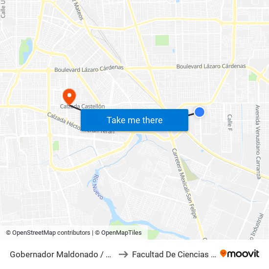 Gobernador Maldonado / Columnistas to Facultad De Ciencias Humanas map