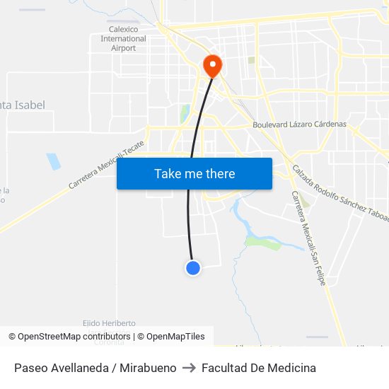 Paseo Avellaneda / Mirabueno to Facultad De Medicina map