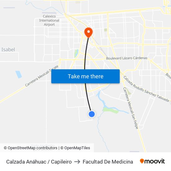Calzada Anáhuac / Capileiro to Facultad De Medicina map