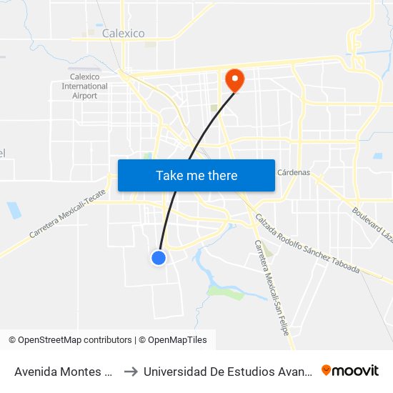 Avenida Montes De Toledo / Llanes to Universidad De Estudios Avanzados Campus Cuauhtemoc map