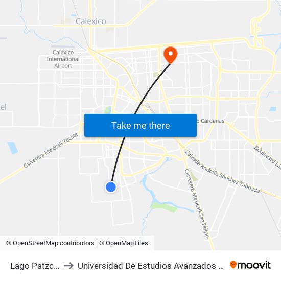 Lago Patzcuaro, 52 to Universidad De Estudios Avanzados Campus Cuauhtemoc map