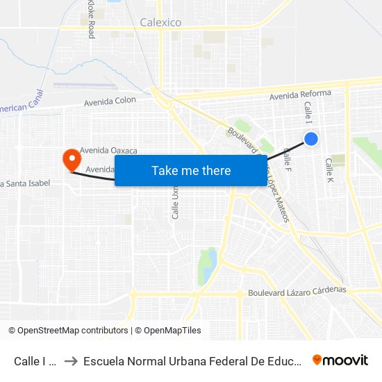 Calle I / Plateros Sur to Escuela Normal Urbana Federal De Educacion Preescolar Estefania Casta�Eda Y Nu�Ez De Caceres map