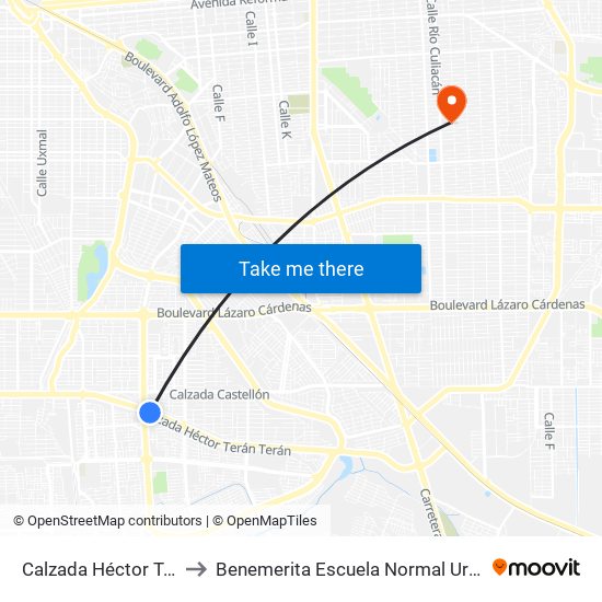 Calzada Héctor Terán Terán / Calzada Anáhuac to Benemerita Escuela Normal Urbana Nocturna Del Estado Ing. Jose G. Valenzuela map