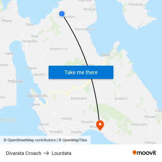 Divarata Junction to Lourdata map