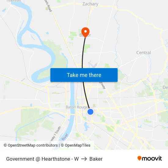 Government @ Hearthstone - W to Baker map