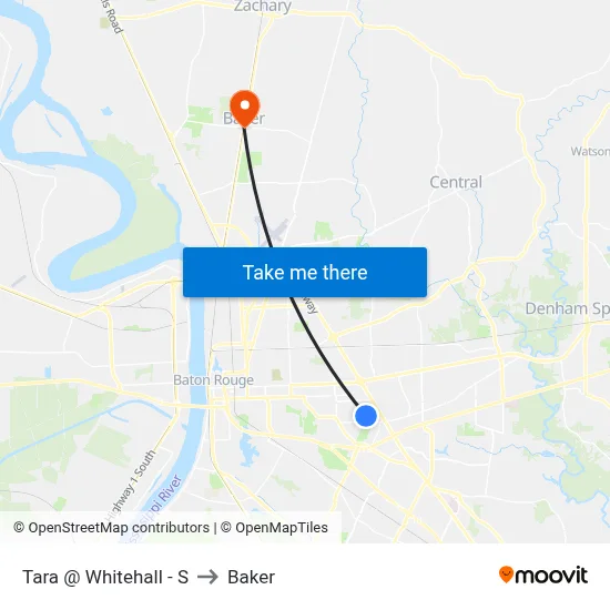 Tara @ Whitehall - S to Baker map