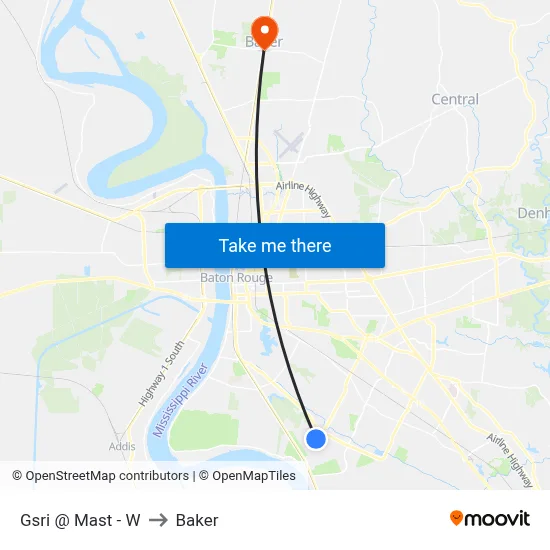 Gsri @ Mast - W to Baker map