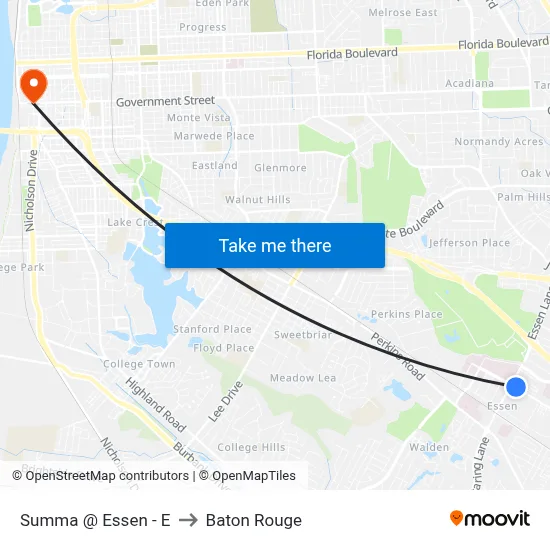 Summa @ Essen - E to Baton Rouge map