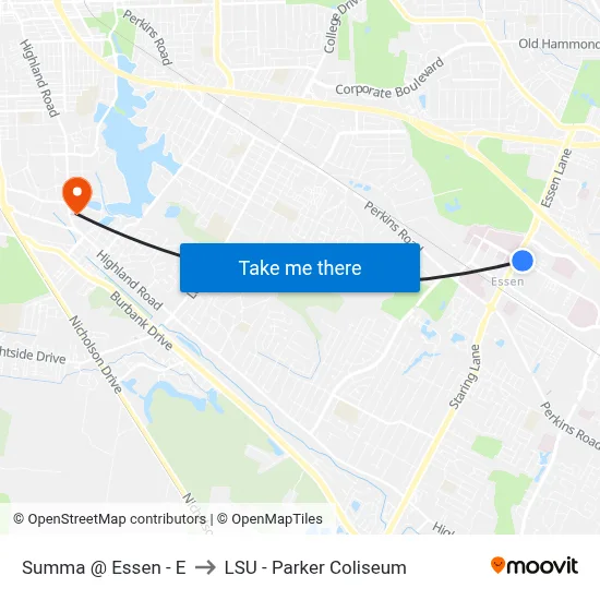 Summa @ Essen - E to LSU - Parker Coliseum map