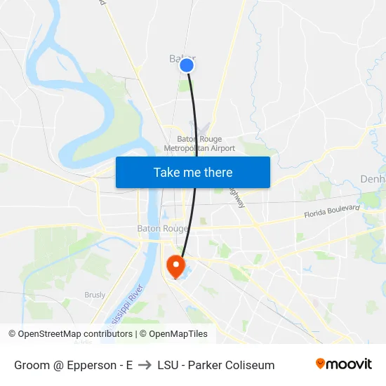Groom @ Epperson - E to LSU - Parker Coliseum map
