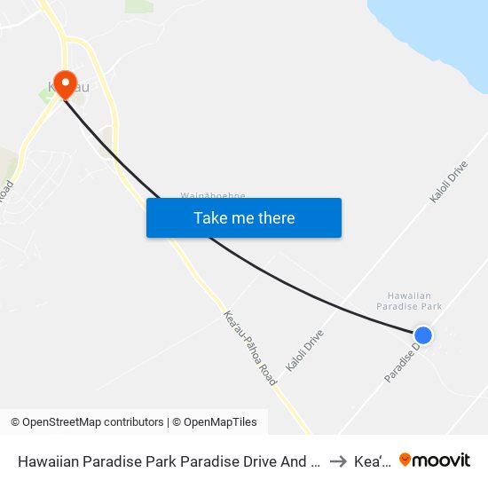 Hawaiian Paradise Park Paradise Drive And 18th Ave to Kea‘au map