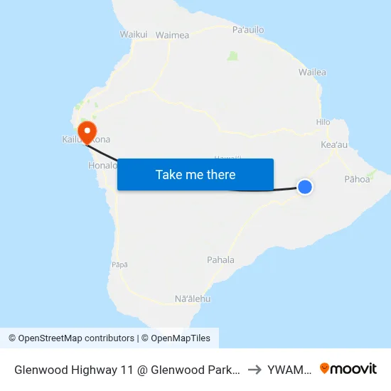 Glenwood Highway 11 @ Glenwood Park (Across Hirono Store) to YWAM Ships map