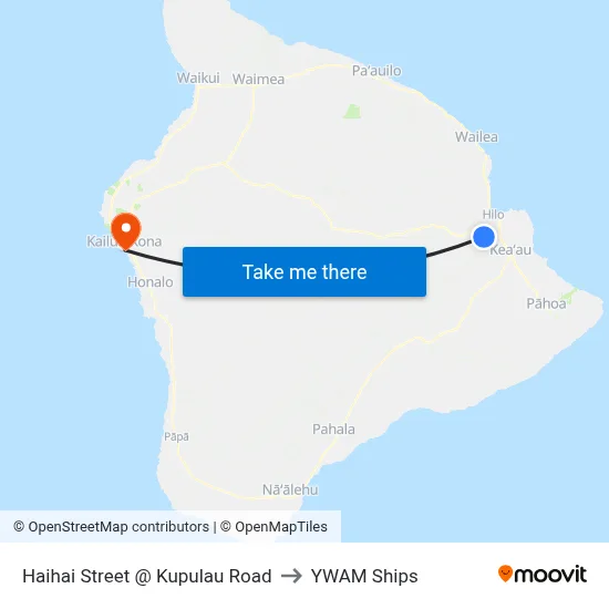 Haihai Street @ Kupulau Road to YWAM Ships map
