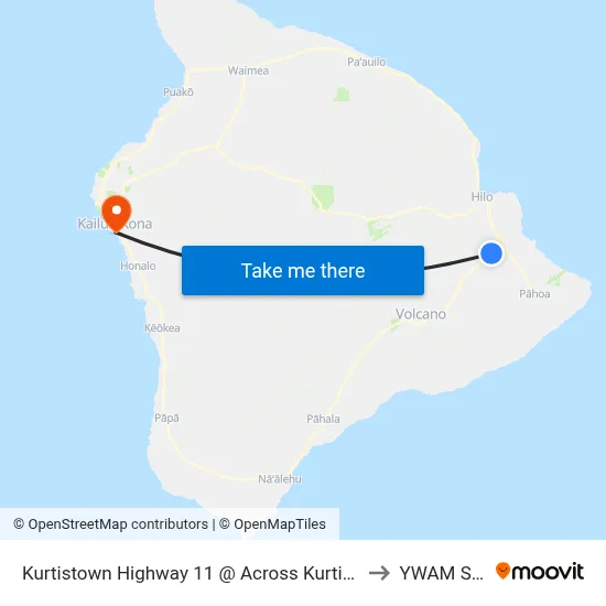 Kurtistown Highway 11 @ Across Kurtistown Park to YWAM Ships map