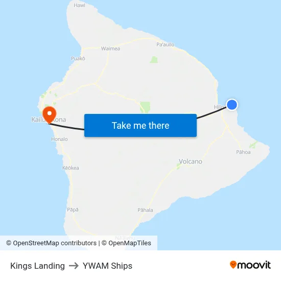 Kings Landing to YWAM Ships map