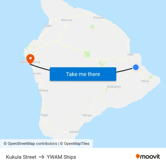 Kukula Street to YWAM Ships map