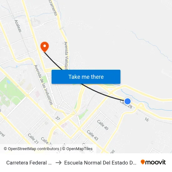 Carretera Federal 45, 1404 to Escuela Normal Del Estado De Chihuahua map