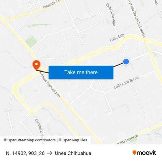 N. 14902, 903_26 to Unea Chihuahua map