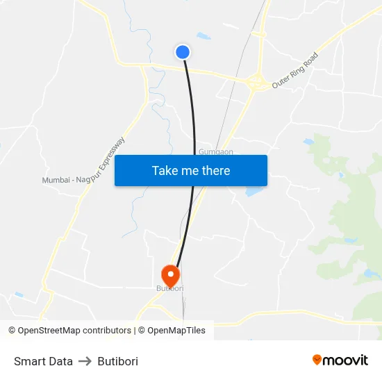 Smart Data to Butibori map