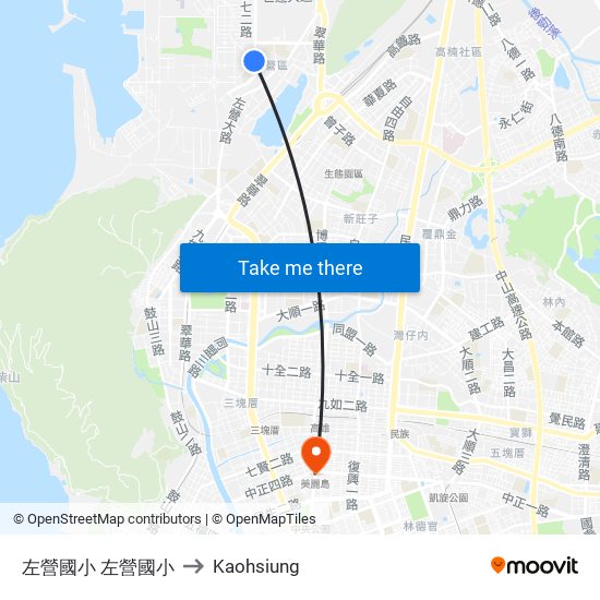 左營國小 左營國小 to Kaohsiung map