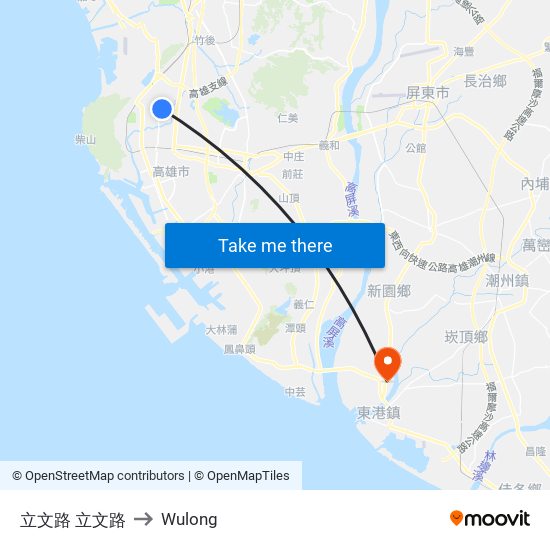 立文路 立文路 to Wulong map