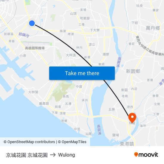京城花園 京城花園 to Wulong map