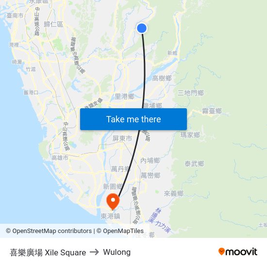 喜樂廣場 喜樂廣場 to Wulong map