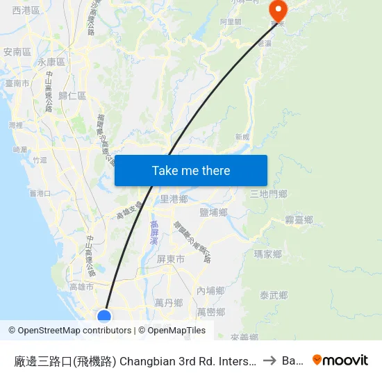 廠邊三路口(飛機路) Changbian 3rd Rd. Intersection(Feiji Rd.) to Baolai map